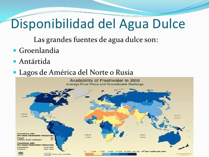Agua dulce