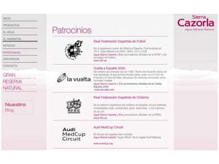 Agua mineral celiacos ffib sierra cazorla 