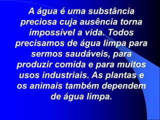 Na região Norte, contudo, apenas 45,3% das casas recebiam água via rede em 2008. Em contrapartida, 87,5% dos domicílios na região Sudeste eram atendidos, quase o dobro do percentual do Norte. No Sul, 84,2% recebiam água; no Centro-Oeste, 82%; e no Nordeste, 68,3%.
