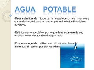Agua    potable  ,[object Object]