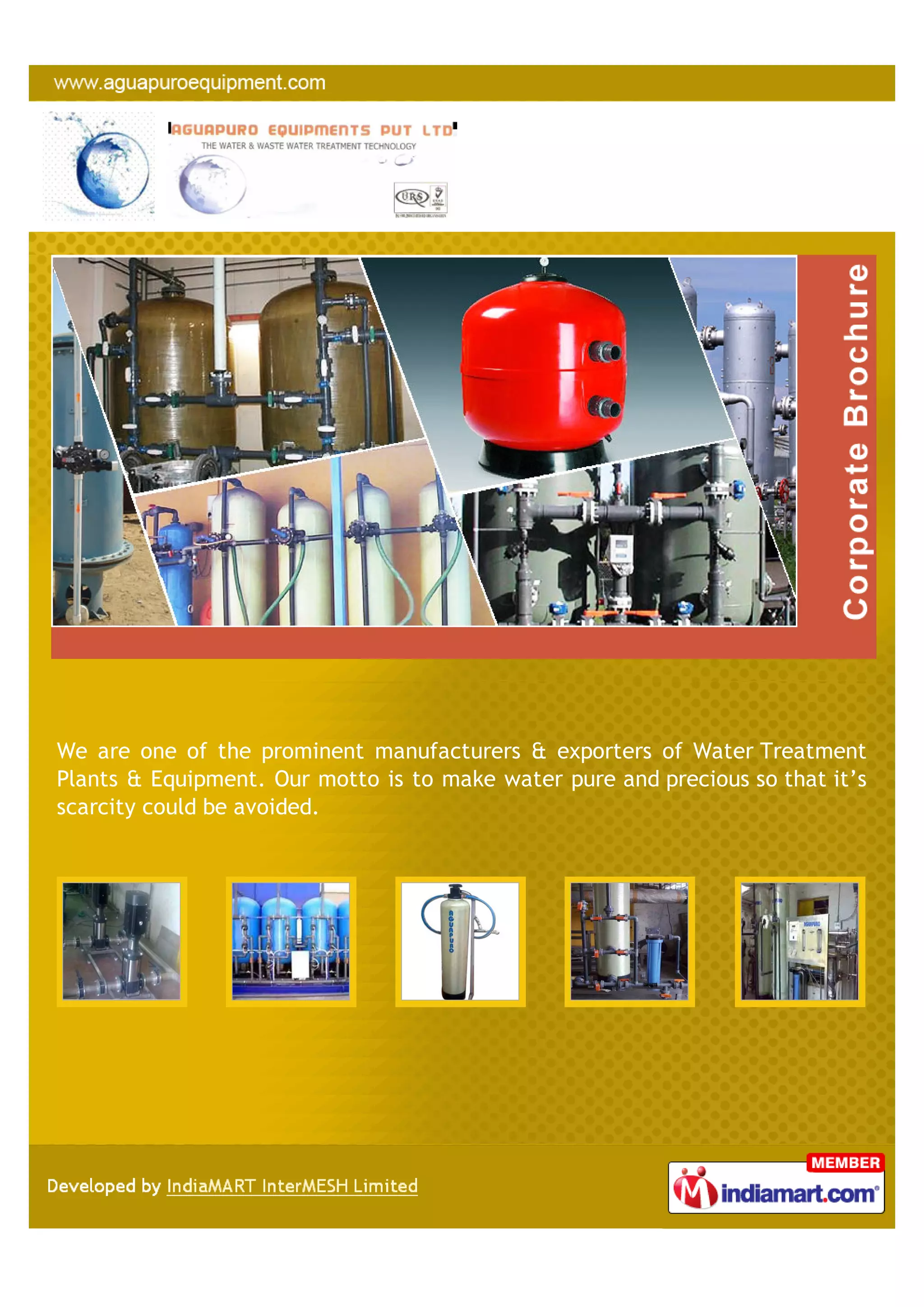 Aguapuro Equipments Private Ltd, Mumbai, Multi Media FiltersFRP PDF