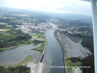 VISTA AEREA DE LA RIA DE NAVIA
 