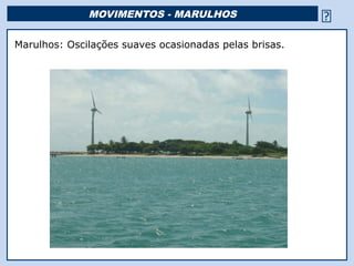 MOVIMENTOS - MARULHOS                                   
Marulhos: Oscilações suaves ocasionadas pelas brisas.




                                   Religião Predominante: Islamismo
 