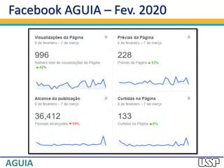Facebook AGUIA – Fev. 2020
 