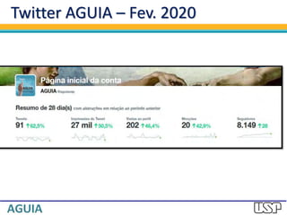 Twitter AGUIA – Fev. 2020
 