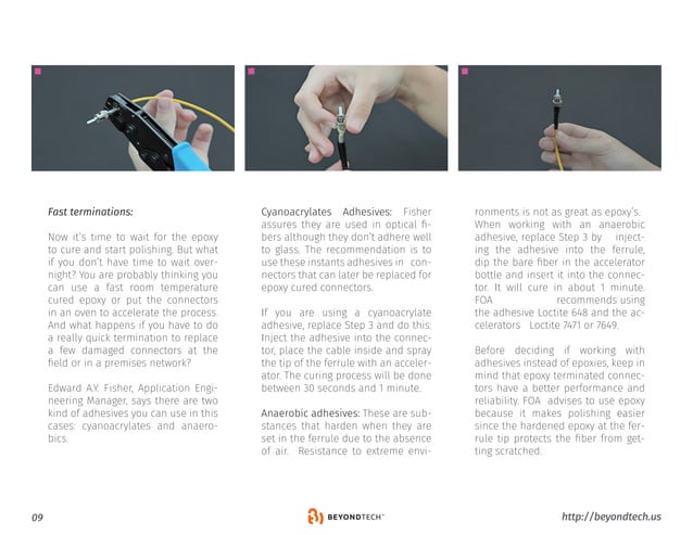 A guide for fiber optic terminations, beyondtech | PDF | Needlework ...