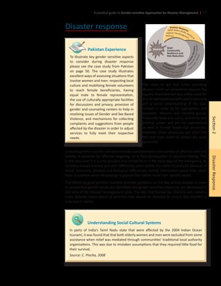 A guide for gender sensitive approach to dm | PDF