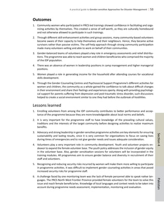 A guide for gender sensitive approach to dm | PDF