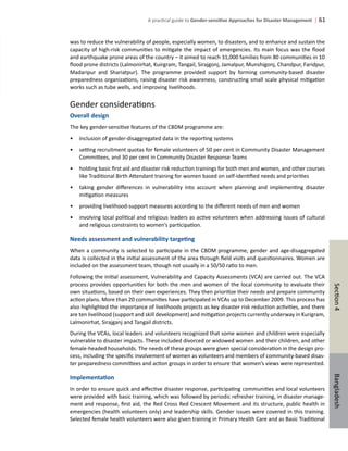 A guide for gender sensitive approach to dm | PDF