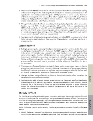 A guide for gender sensitive approach to dm | PDF