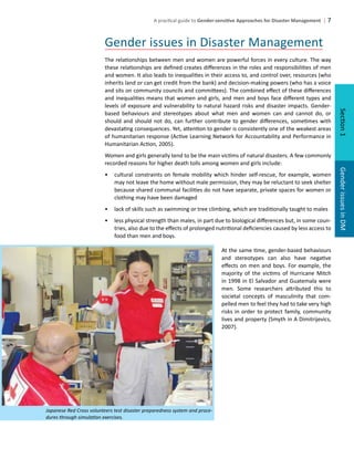 A guide for gender sensitive approach to dm | PDF