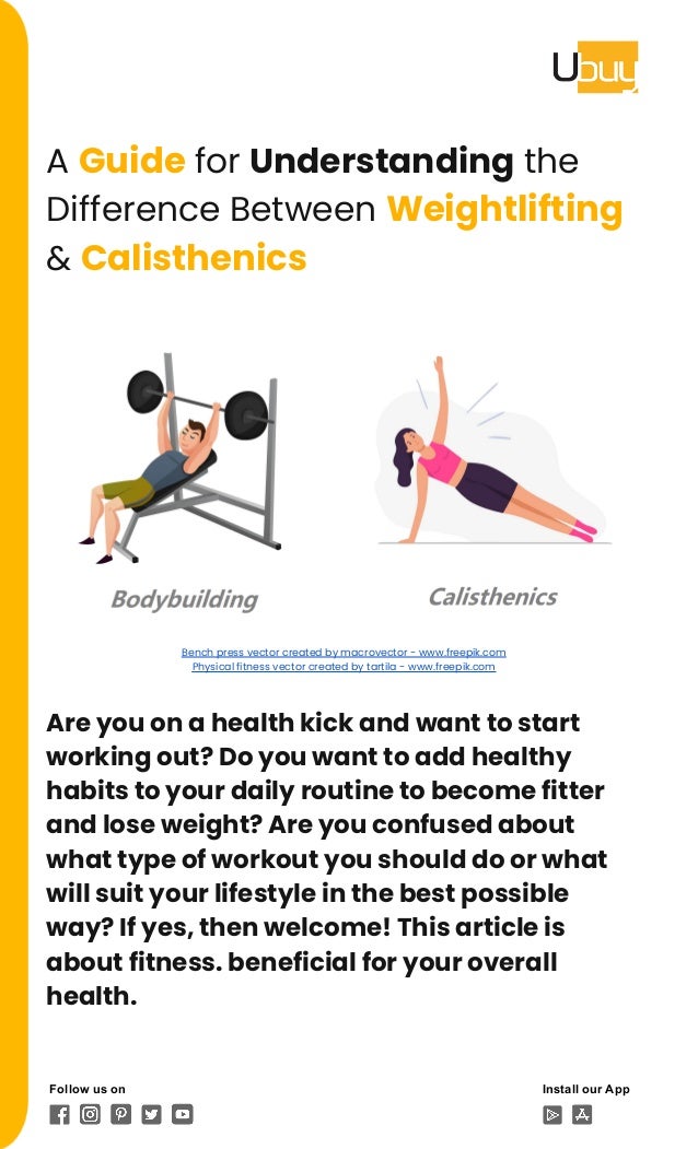A Guide for Understanding the Difference between Weightlifting and