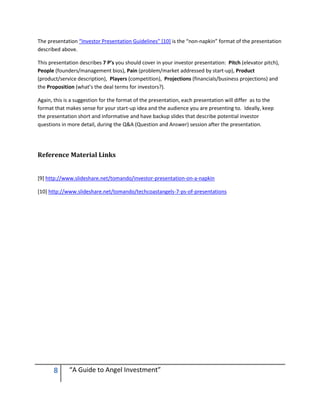 A Guide to Angel Investment | PDF