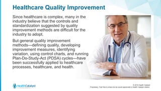 A Guide to Applying Quality improvement to Healthcare Five Principles ...