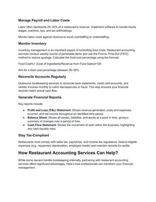 A Guide to Bookkeeping & Accounting Services For Restaurants.pdf