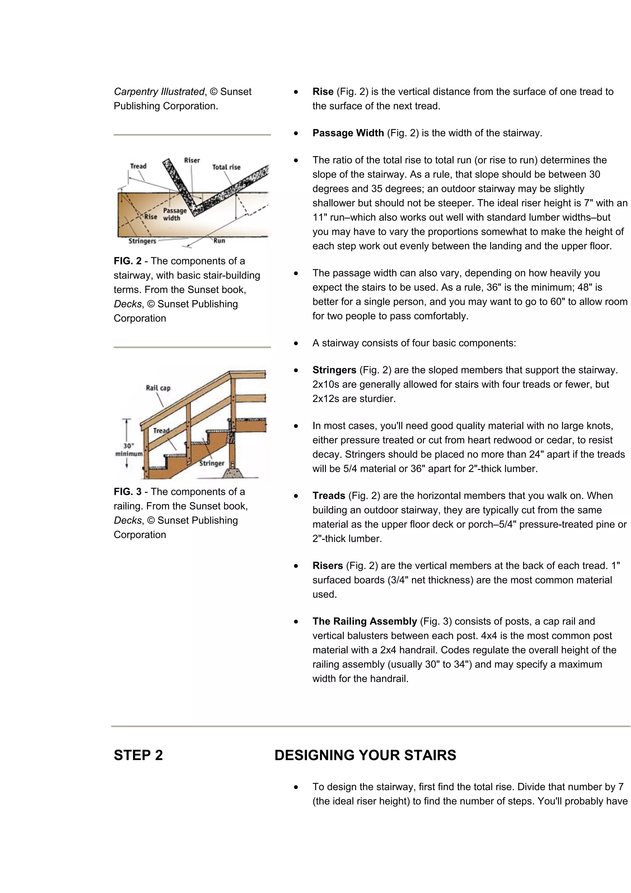 A guide to building outdoor stairs | PDF