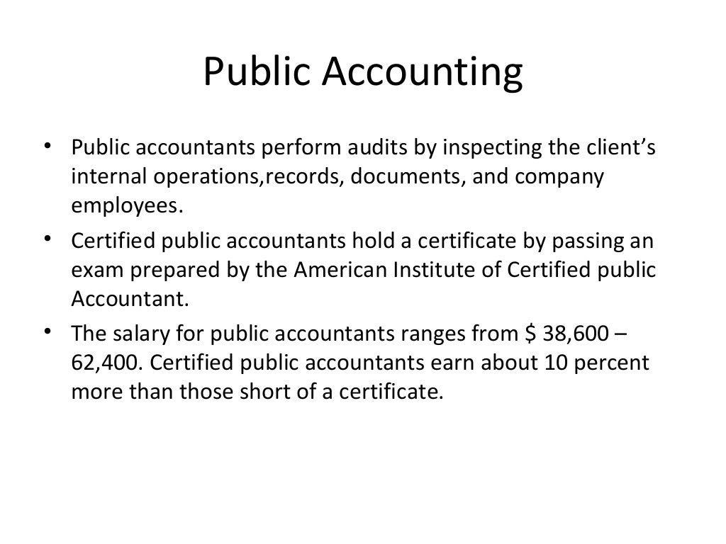A guide to careers in accounting