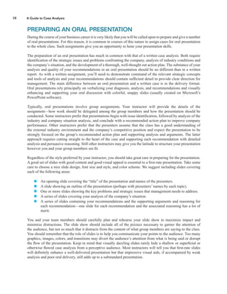 A guide to case analysis | PDF