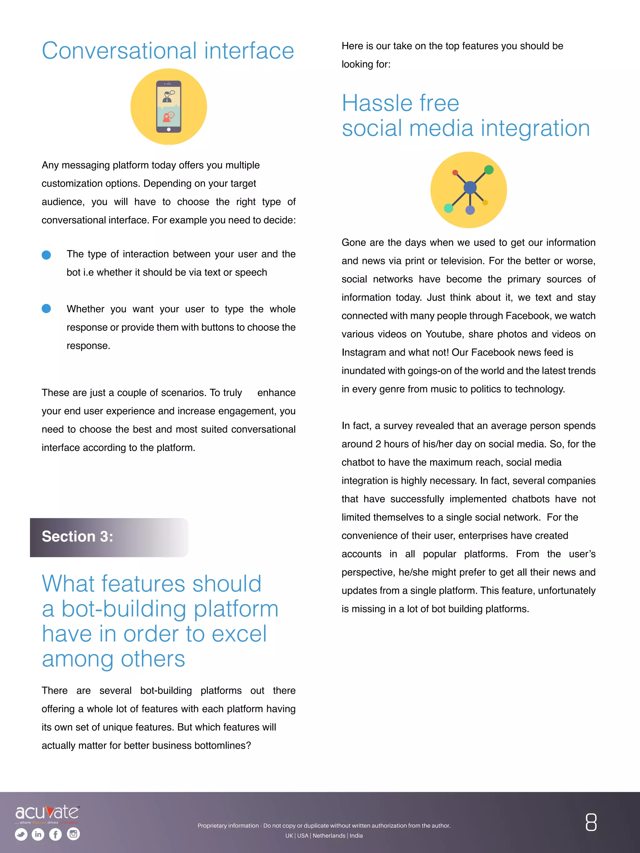 A guide to choosing an enterprise bot builder platform | PDF