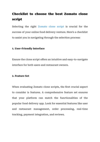 Ensure Script A guide to choosing the best Zomato clone script in 2024.pdf