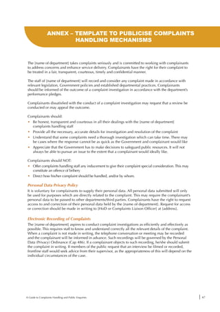 A Guide To Complaints Handling And Public Enquiries | PDF