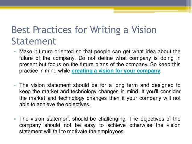 A Guide To Create A Powerful Vision Statement For Your Company