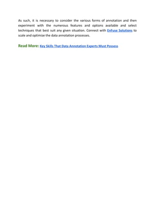 A Guide To Different Types Of Annotations And When To Use Each | PDF ...