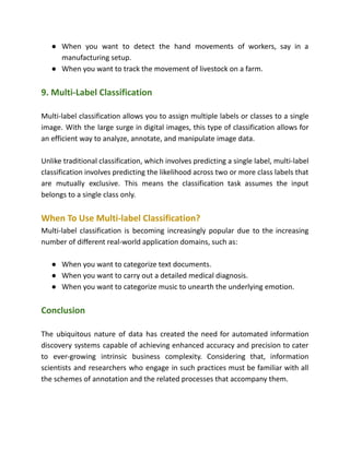 A Guide To Different Types Of Annotations And When To Use Each | PDF