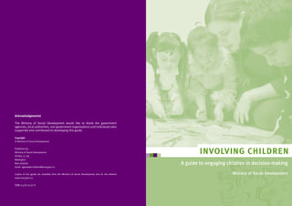 A guide to engaging children in decision making | PDF