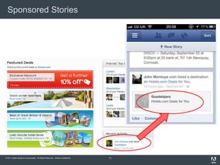 Sponsored Stories




© 2011 Adobe Systems Incorporated. All Rights Reserved. Adobe Confidential.   13
 