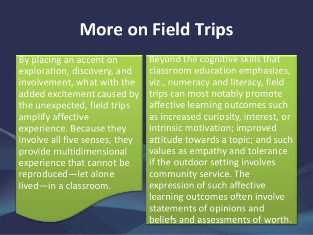 Advantages And Disadvantages Of Field Trips – BYNSFK