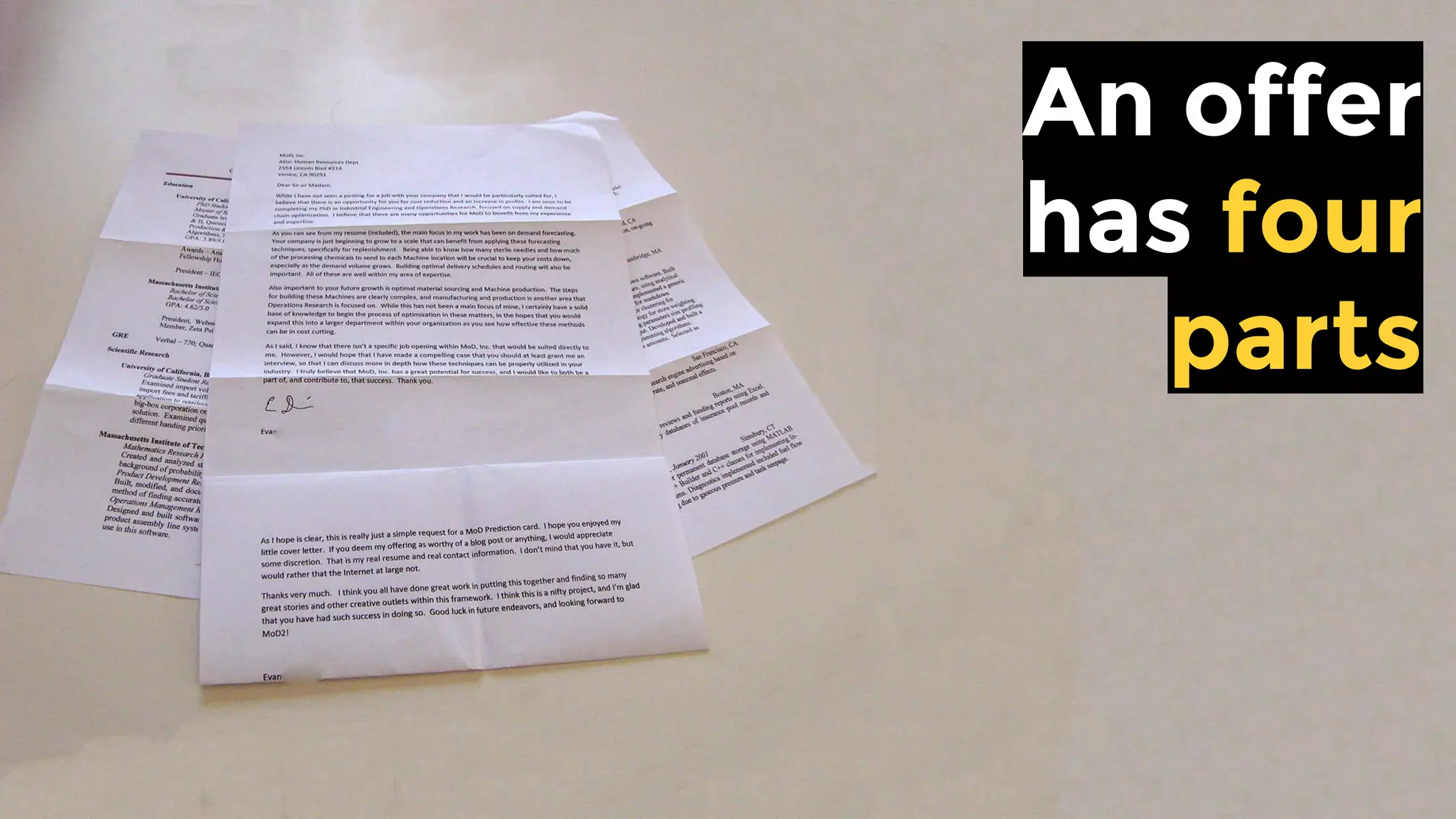 Part 1:
the
opportunity
 