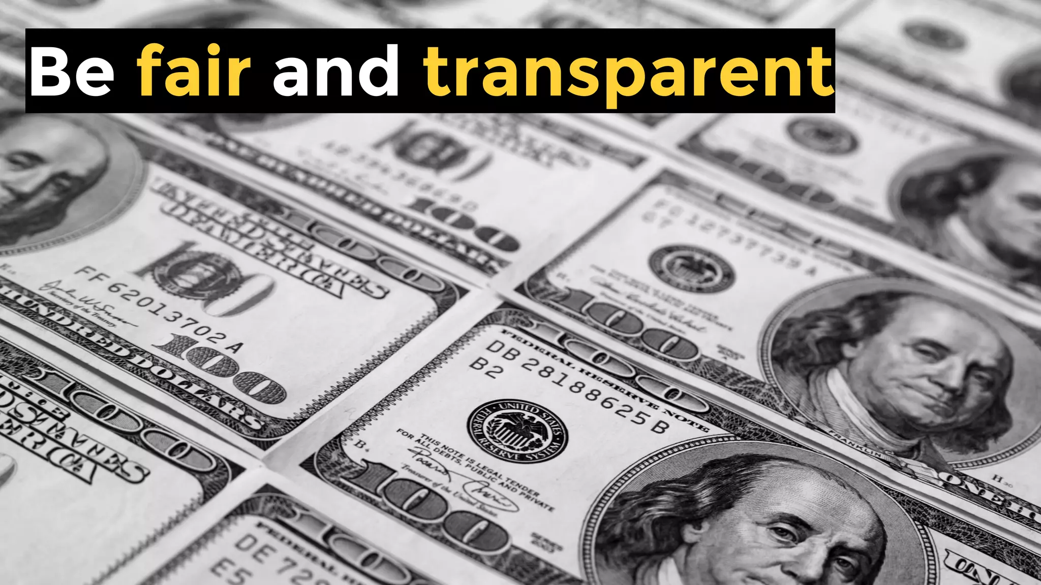 Use a formula
hello-startup.net/resources/salary/
Salary = (job type x seniority x experience) +
(location + salary choice)
 