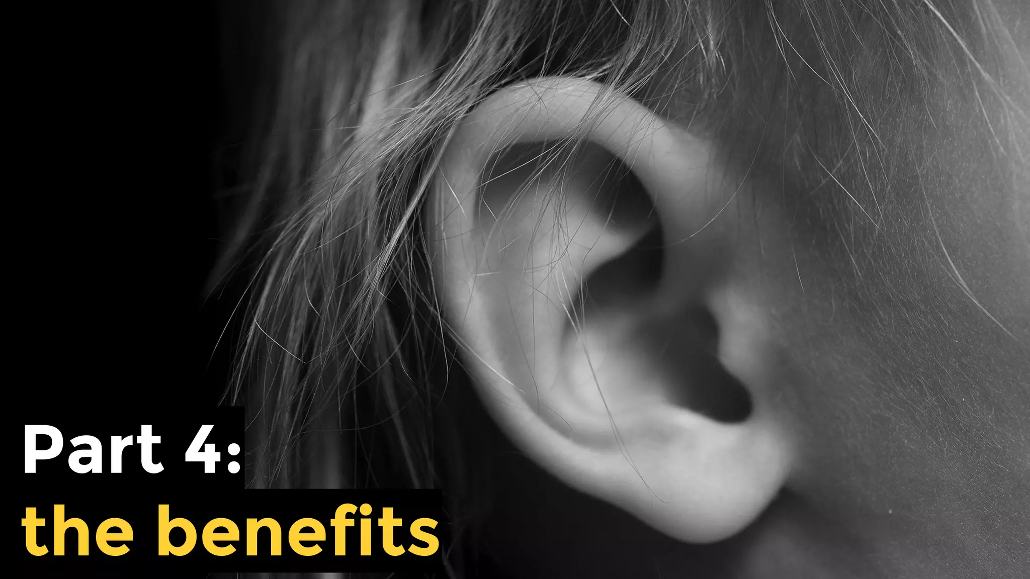 Listen to
the candidate
 