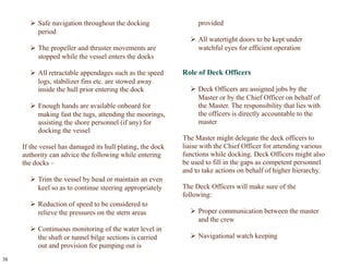 A Guide to Master Dry Dock Operations for Deck Department | PDF