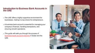A Guide to Opening a Business Bank Account in the UAE. | PDF