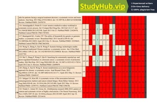 A Guide To Performing Systematic Literature Reviews In Bioinformatics | PDF