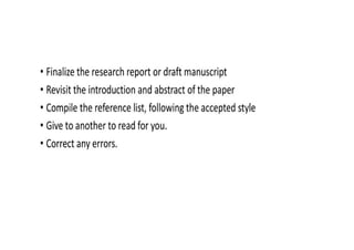 A Guide To Qualitative Research Writing