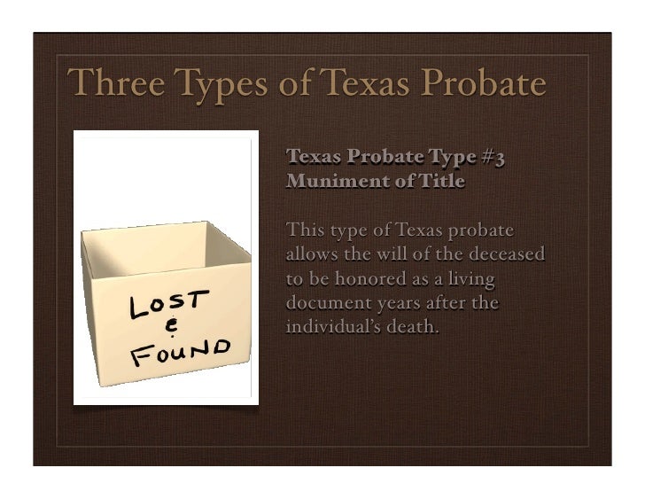 A Guide To Texas Probate Law