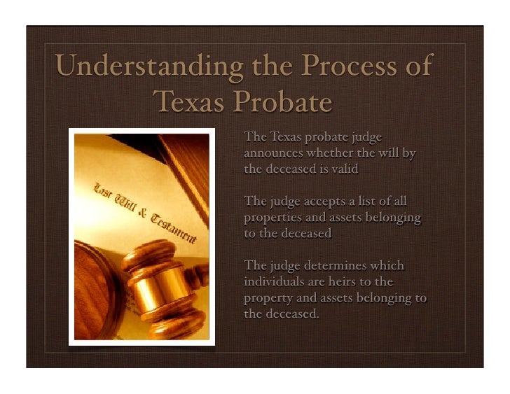 A Guide To Texas Probate Law