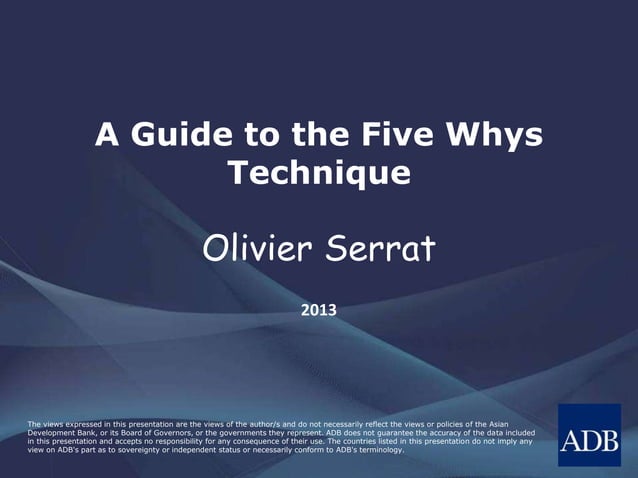 A Guide to the Five Whys Technique | PPTX