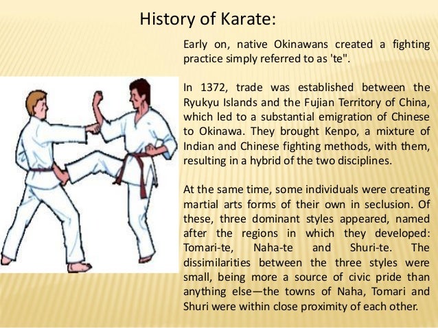 essay on history of karate