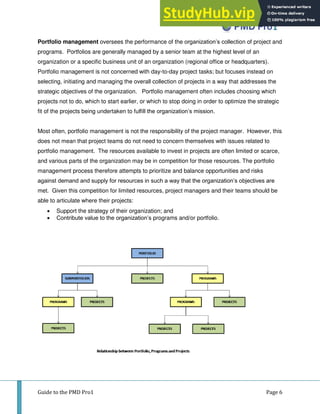 A Guide To The PMD Pro1 Project Management For Development ...
