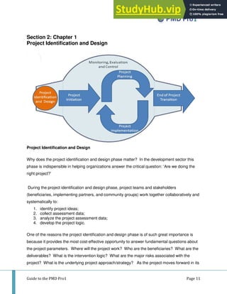 A Guide To The PMD Pro1 Project Management For Development ...