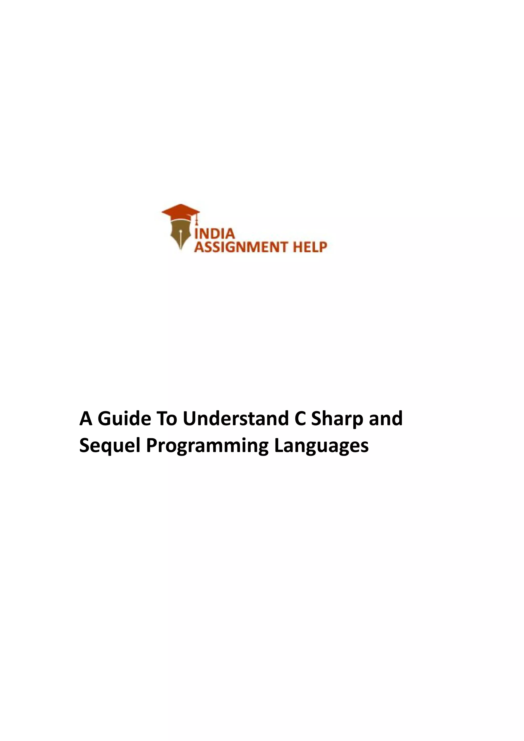 C Sharp And Sequel Programming Languages: A Complete Guide – EXFNKL