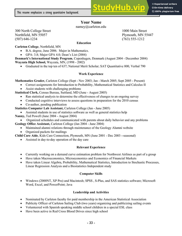 A Guide To Writing Effective Resumes - A Guide To Writing Effective Resumes And Cover Letters 35 638 