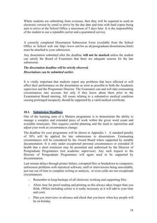 Submitting Dissertation A Guide to Writing Your Master Dissertation | PDF