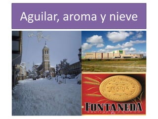 Aguilar, aroma y nieve
 