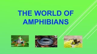 THE WORLD OF
AMPHIBIANS
 