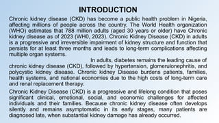Comprehensive Analysis of Chronic Kidney Disease in Adults: Challenges ...